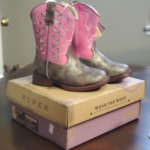 Roper girl's cowgirl boots size 6c